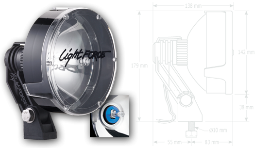 Lightforce 140 LANCE 35W HID 12V (Sold as pair)