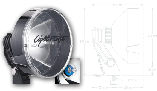 Lightforce 170 Striker 35W HID (Sold as Pair)