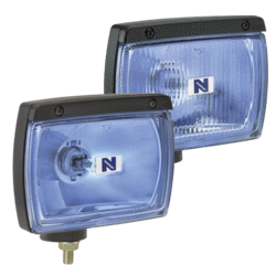 Narva Ultima 160/115 Blue Combination Driving Lamp Kit 12 Volt 100W Rectangular 160 x 115mm Broad Beam, Pencil Beam