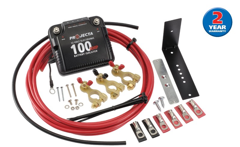 12V 100A Electronic Isolator Kit Projecta DBC100K