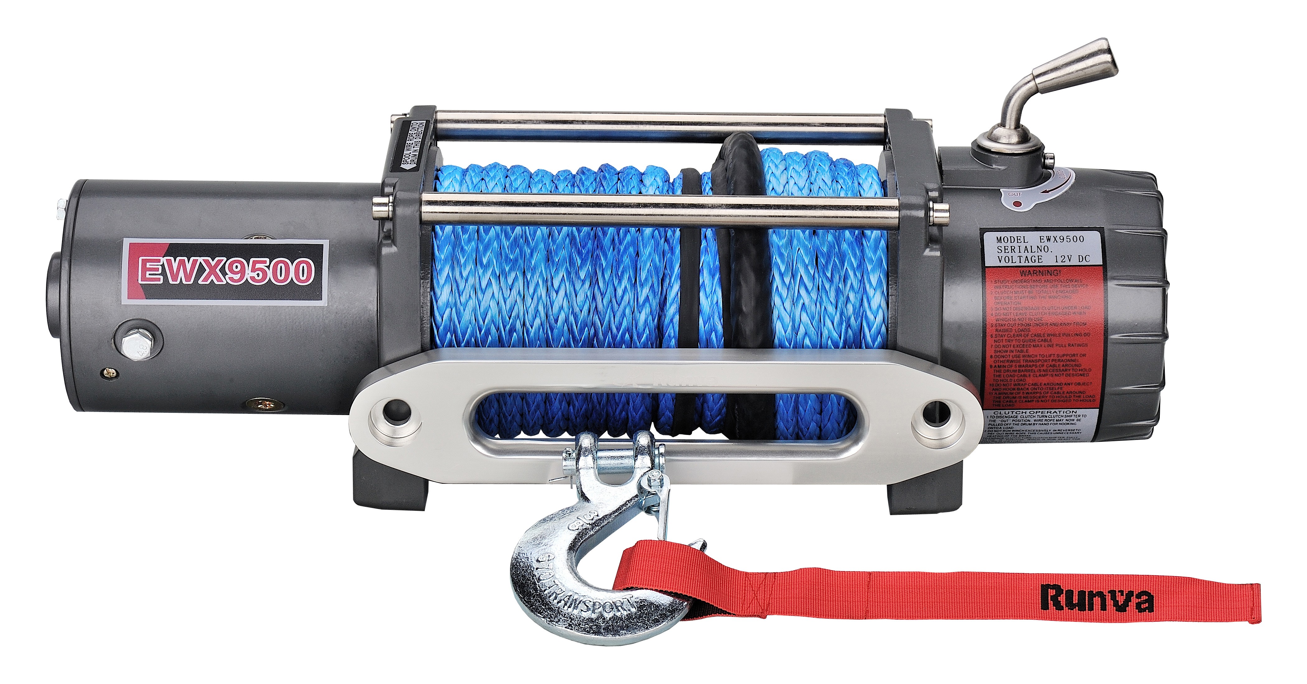 Runva EWX9500 Winch Synthetic rope 