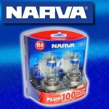 Narva 100 plus H4 Globes 48342BL2 
