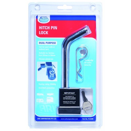 Ark Chrome Hitch Pin Square Lock PLS80B 