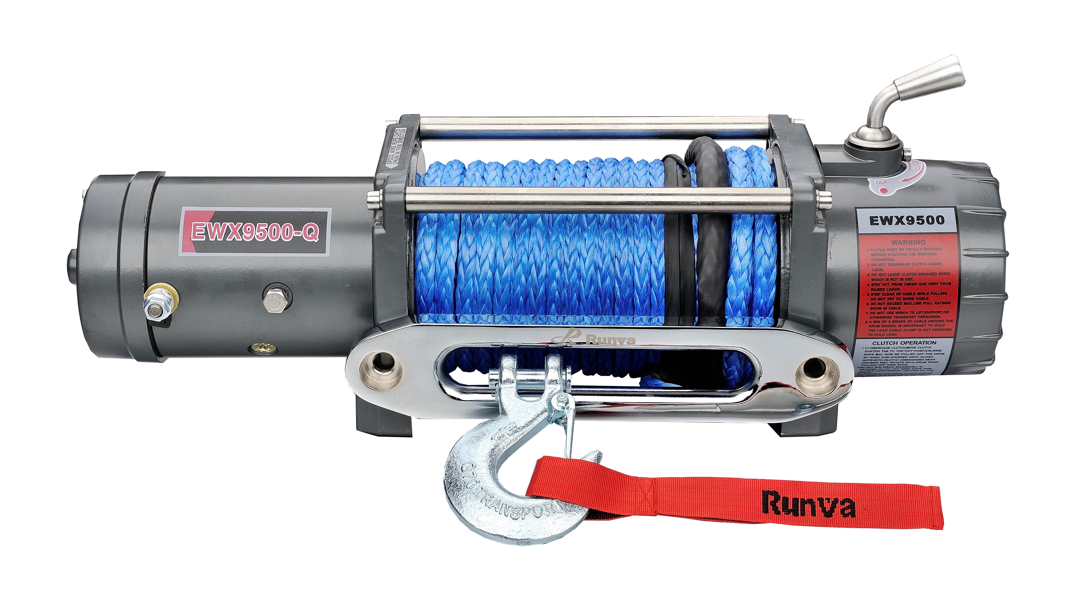 Runva EWX9500-Q Competition Model 9500lb Synthetic Rope 