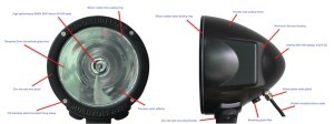 Stinger HID 7" 55w Spot Lights 