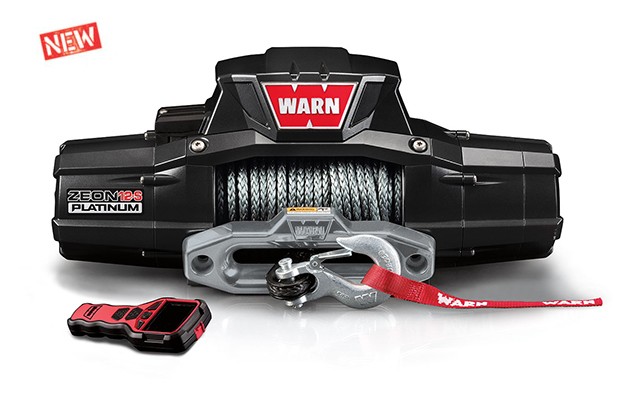 Zeon 12-S Plat. 12000 ZEON-PL-12K-S-96035 Zeon Platinum 12V Winch 24m Spydura Rope | Nuts About 4WD